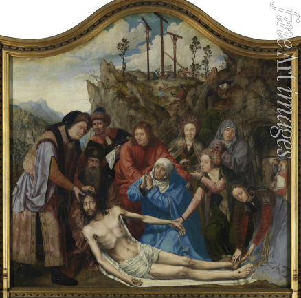 Massys Quentin - Altarpiece of the Joiners' Guild. The Lamentation over the Dead Christ