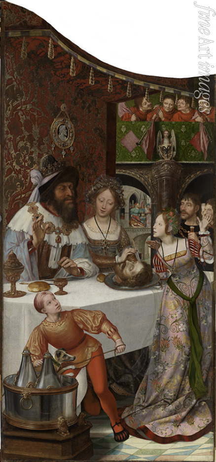 Massys Quentin - Altarpiece of the Joiners' Guild. The Beheading of Saint John the Baptist