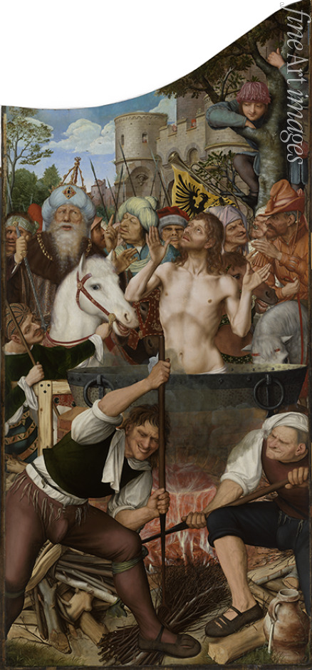 Massys Quentin - Altarpiece of the Joiners' Guild. The Martyrdom of Saint John the Baptist