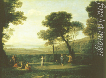 Lorrain Claude - Landscape with Dancing Figures