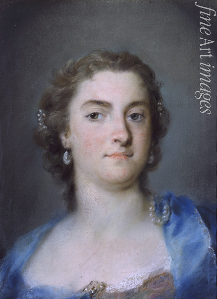 Carriera Rosalba Giovanna - Porträt von Sängerin Faustina Hasse-Bordoni (1697-1781) 