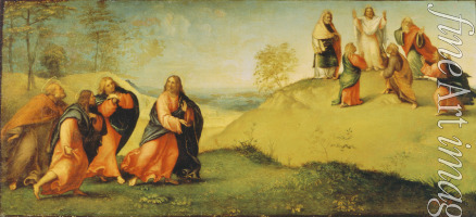 Lotto Lorenzo - Christ Leading the Apostles to Mount Tabor