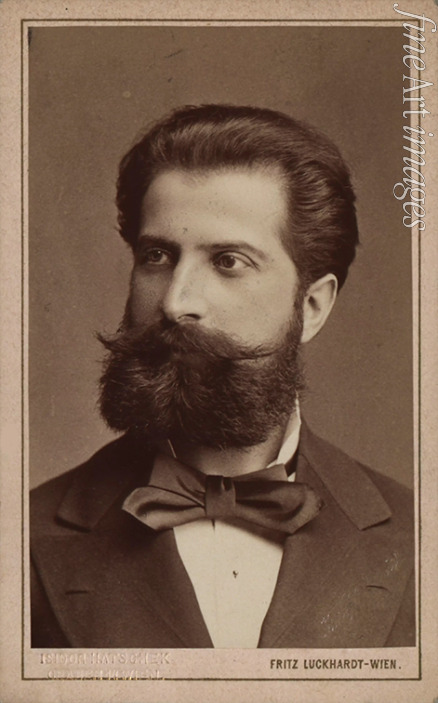 Luckhardt Fritz - Porträt von Dirigent und Komponist Willhelm Gericke (1845-1925)