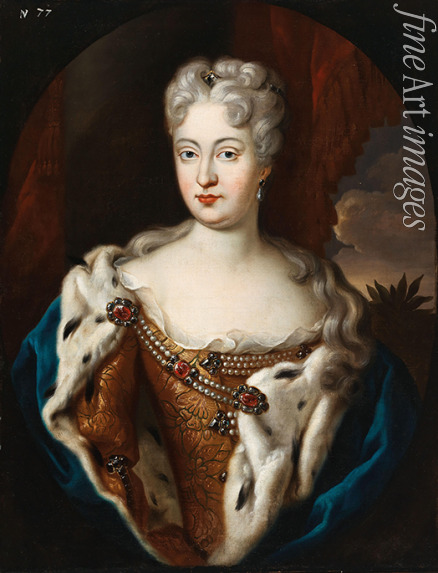 Desmarées George - Portrait of Violante Beatrice of Bavaria (1673-1731), Grand Princess of Tuscany