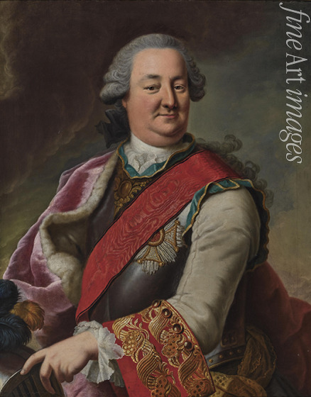Ziesenis Johann Georg the Younger - Portrait of Karl August, Prince of Waldeck and Pyrmont (1704-1763)
