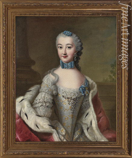 Ziesenis Johann Georg der Jüngere - Gräfin Marie Sophie Wilhelmine zu Solms-Laubach (1721-1793), Herzogin von Württemberg-Oels