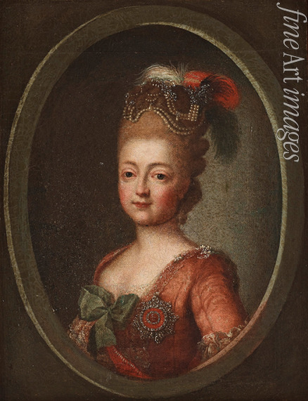 Roslin Alexander (Kreis von) - Porträt von Großfürstin Maria Feodorowna von Russland (Sophia Dorothea Prinzessin von Württemberg) (1759-1828)