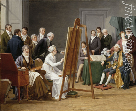 Capet Marie-Gabrielle - Atelierszene (Adélaïde Labille-Guiard porträtiert Joseph-Marie Vien)