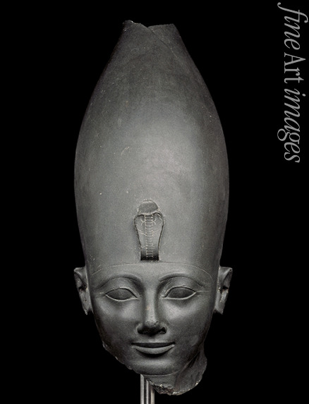 Altägyptische Kunst - Kopf des Pharao Thutmosis III., Theben, Neues Reich, 18. Dynastie