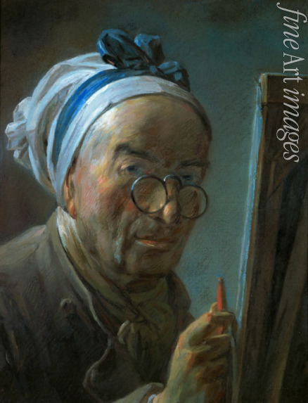 Chardin Jean-Baptiste Siméon - Self-Portrait at the Easel