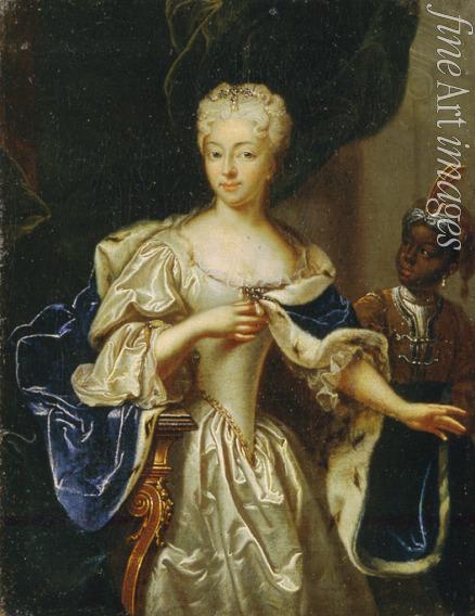 Luedden Johann Paul - Portrait of Princess Charlotte of Brunswick-Wolfenbüttel (1694-1715), wife of Tsarevich Alexei Petrovich of Russia