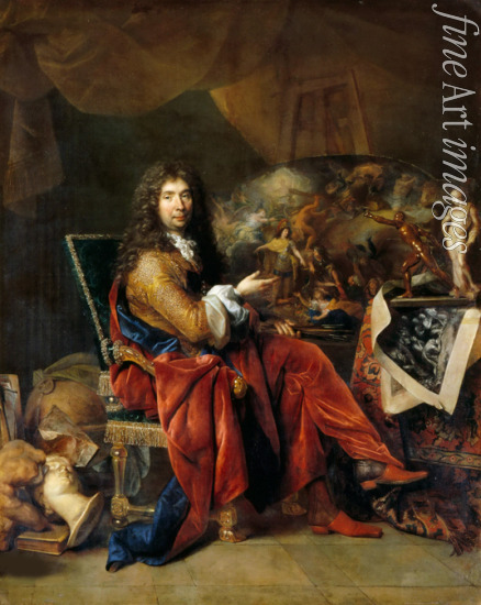 Largillière Nicolas de - Portrait of Charles Le Brun (1619-1690)