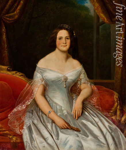 Steuben Charles de - Portrait of Anna Benardaki