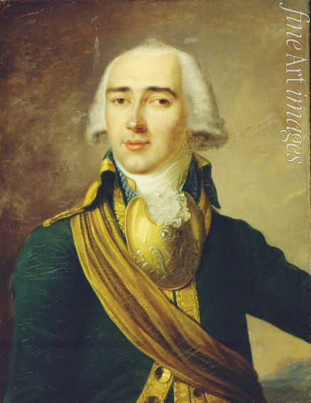 Unbekannter Künstler - Porträt des Dichters Iwan Dmitriew (1760-1837)