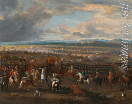 Huchtenburgh Jan van - Prince Eugène of Savoy at the Battle of Chiari