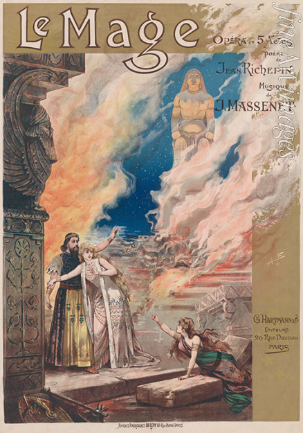 Edel (Colorno) Alfredo - Poster for the Opera Le Mage by Jules Massenet