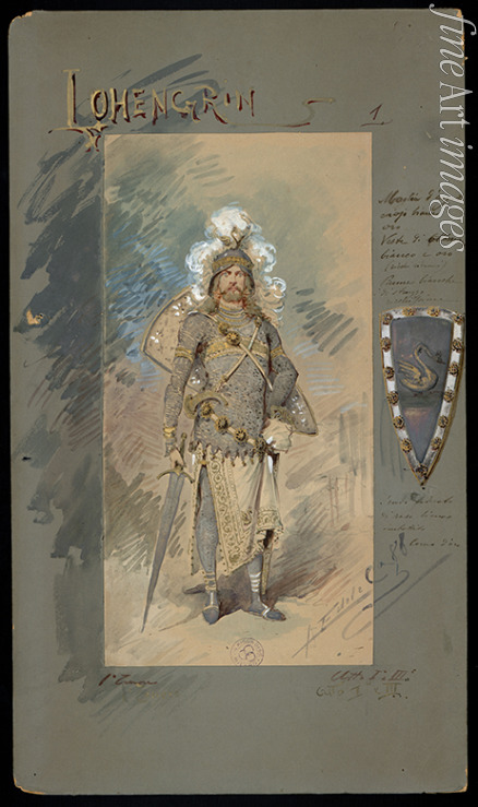Edel (Colorno) Alfredo - Costume design for the Opera Lohengrin by Richard Wagner