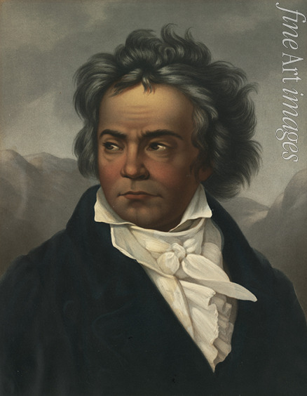 Schimon Ferdinand - Portrait of Ludwig van Beethoven (1770-1827)