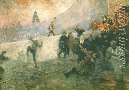 Repin Ilya Yefimovich - The Siege of Moscow in 1812