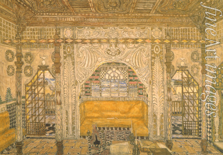 Golovin Alexander Yakovlevich - Stage design for the play Othello by W. Shakespeare