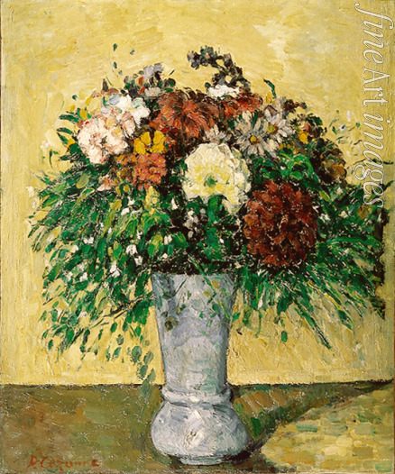 Cézanne Paul - Flowers in a Blue Vase