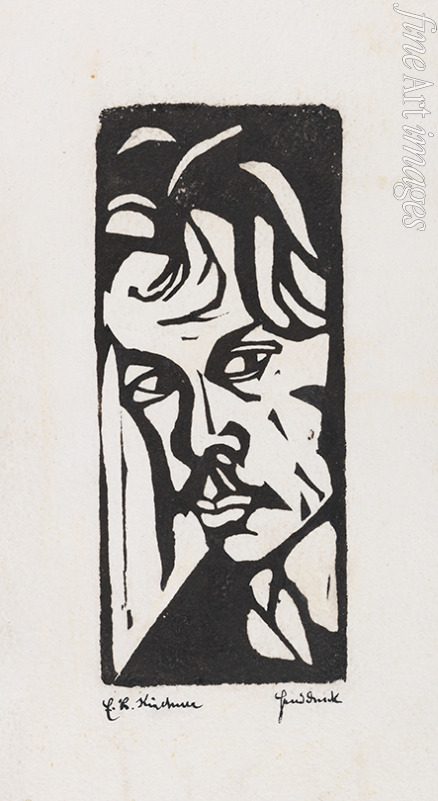 Kirchner Ernst Ludwig - Self-portrait