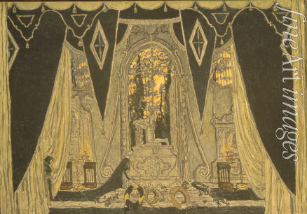Golovin Alexander Yakovlevich - Stage design for the play Don Juan by J.-B. Molliére