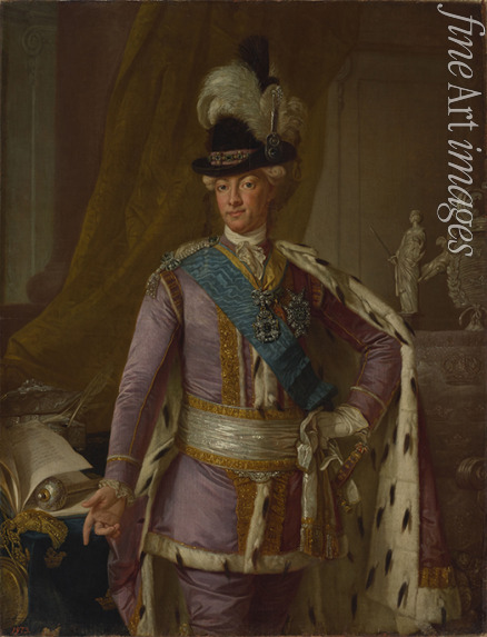 Krafft Per the Elder - Portrait of King Gustav III of Sweden (1746-1792)