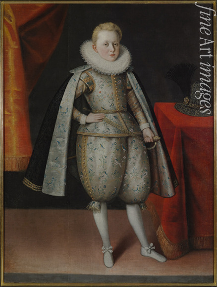 Unbekannter Künstler - Porträt von Prinz Wladyslaw Wasa (1595-1648) 