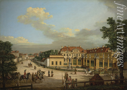 Bellotto Bernardo - The Mniszech Palace in Warsaw