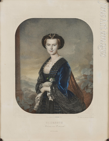 Dauthage Adolf - Portrait of Elisabeth of Bavaria (1837-1898) 