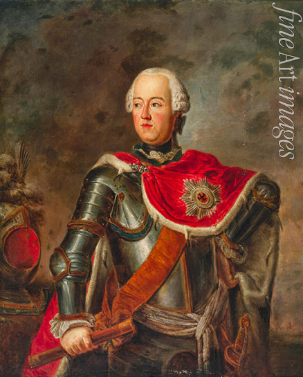 Pesne Antoine School - Portrait of Prince Augustus William of Prussia (1722-1758)