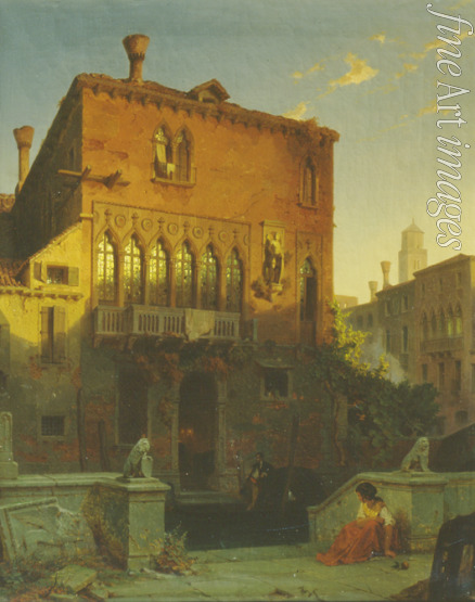 Gerhardt Eduard - Das Othello-Haus in Venedig