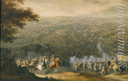 Larmessin Nicolas IV. de - Die Schlacht von Poltawa am 27. Juni 1709