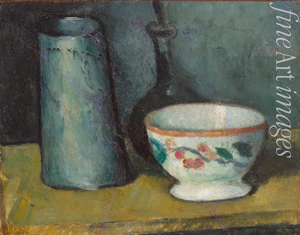 Cézanne Paul - Bol, boîte à lait et bouteille (Bowl, milk jug and bottle)