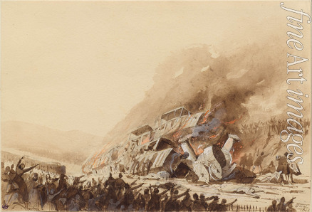 Garez Rene Joseph - Das Eisenbahnunglück von Versailles am 8. Mai 1842