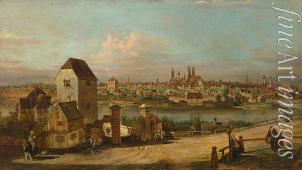 Bellotto Lorenzo - View of Munich from the east