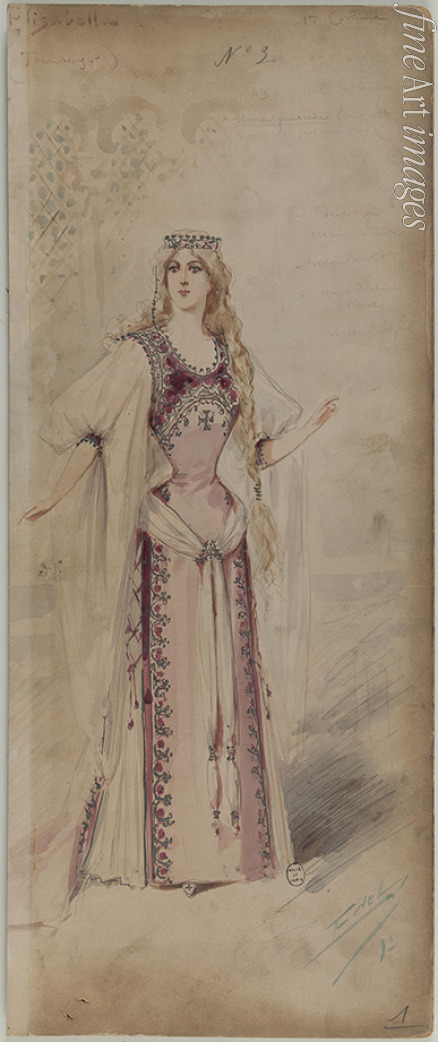 Edel (Colorno) Alfredo - Costume design for Ella Russell als Elisabeth in the Opera 
