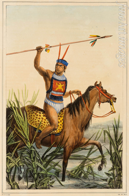 Debret Jean-Baptiste - Chief of the Charrúas. From 