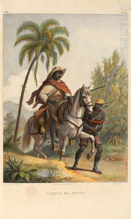 Rugendas Johann Moritz - A slave catcher (Capitão do mato). From 