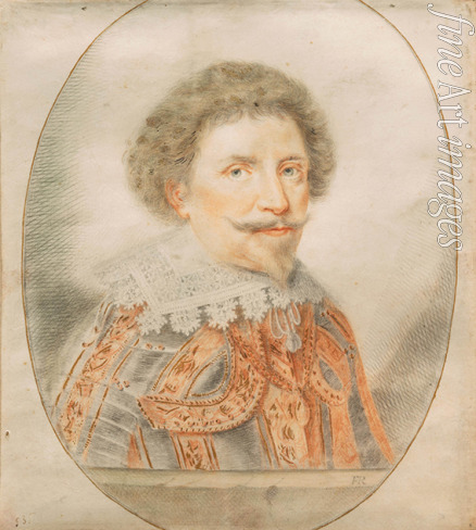 Mieris Frans van der Ältere - Porträt von Friedrich Heinrich Prinz von Oranien (1584-1647)