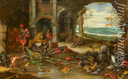 Brueghel Jan der Jüngere - Allegorische Darstellung des Kampfes um Europa