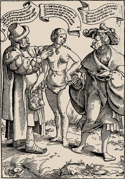 Vogtherr Heinrich the Elder - Satire on conjugal fidelity
