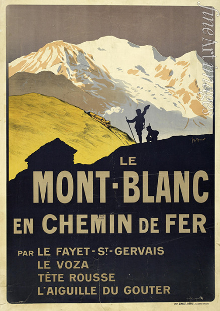 Meunier Henri Georges - Le Mont Blanc en chemin de fer