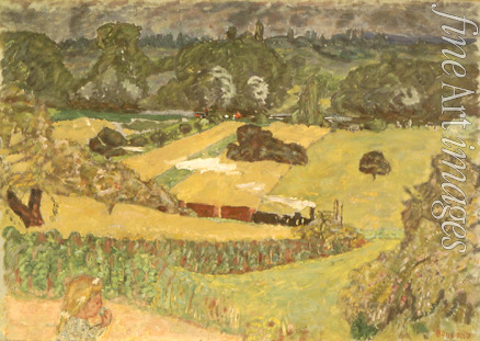 Bonnard Pierre - Landschaft mit Güterzug