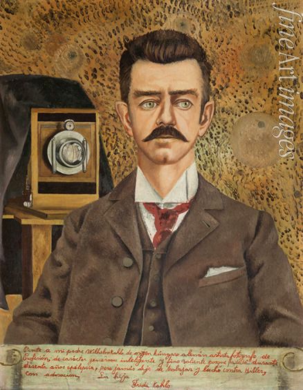 Kahlo Frida - Portrait of my father Wilhelm Kahlo