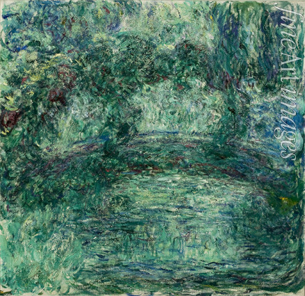 Monet Claude - Japanese Bridge over the Water-Lily Pond in Giverny