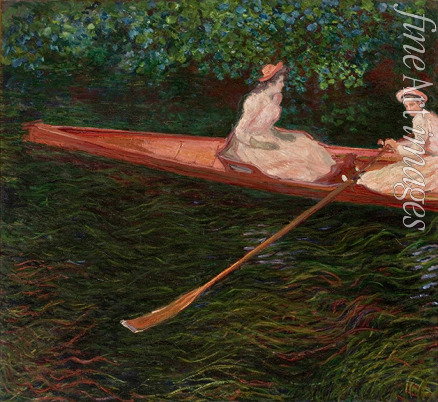 Monet Claude - The Canoe on Epte