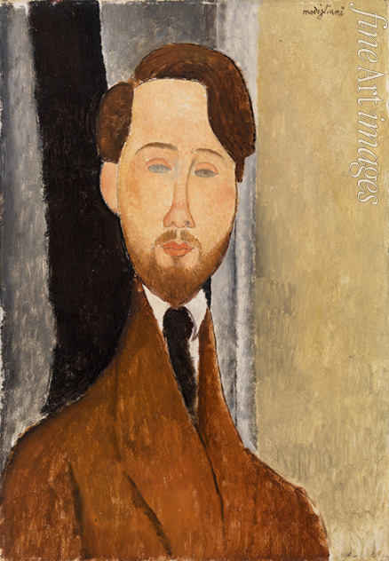 Modigliani Amedeo - Porträt von Léopold Zborowski