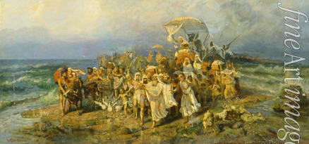 Kotarbinsky Vasilii (Wilhelm) Alexandrovich - The Israelites crossing of the Red Sea